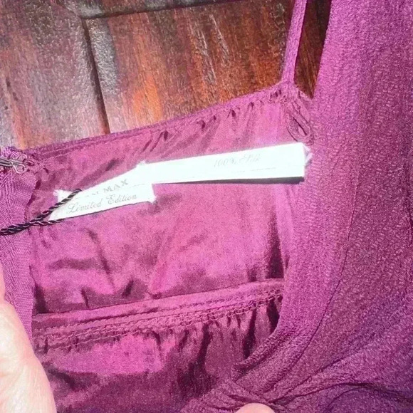 NWT!! Beautiful Leon Max Dress, Purple, Women’s Size Medium - Picture 5 of 11